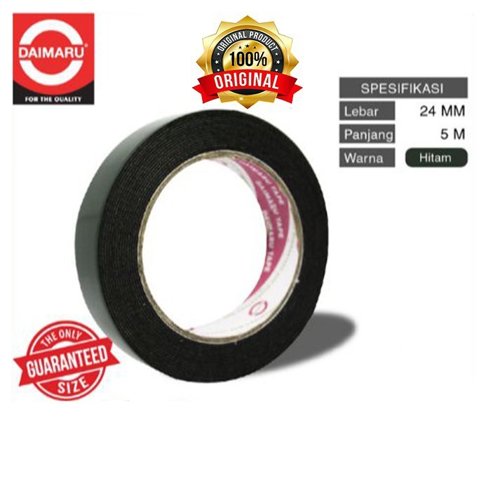 

DAIMARU DOUBLE FOAM 24mmX5M WARNA HITAM