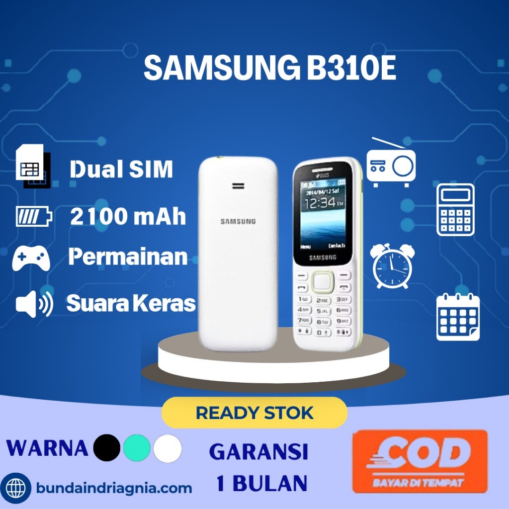 Hp Samsung B310E SAMSUNG B310 PHYTON Dual Sim Handphone Murah Baru Garansi Samsung Duos