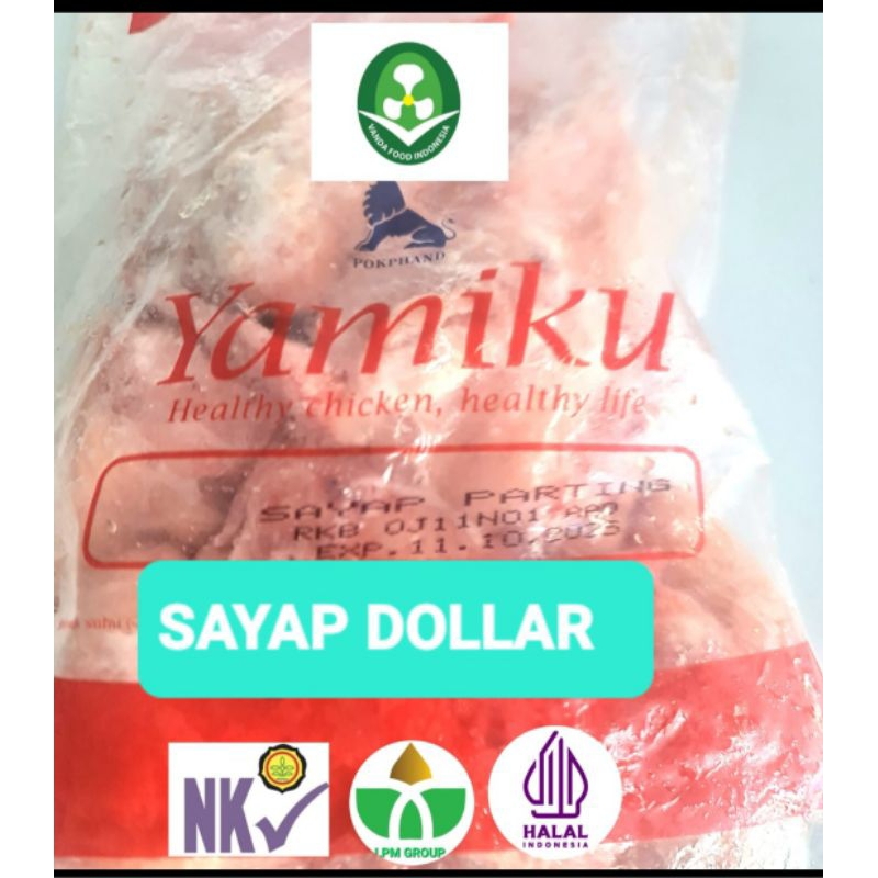 

Sayap Dolar/Parting sayap Dolar 900-1100 gr