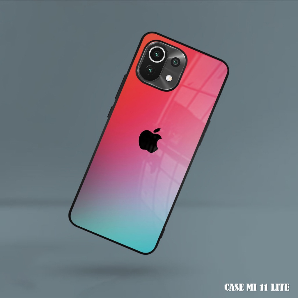 CUSTOM Softcase Xiaomi Mi 11 Lite | Mi11  FR17 MOTIF LOGO APPLE IPHONE | Case Glossy DESIGN PREMIUM