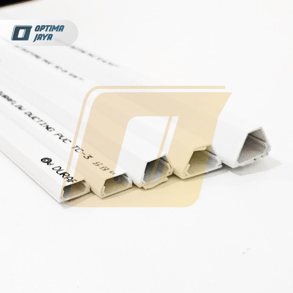 Kabel Duct Telpon TC 2~6 1 Meter + Double Tape / Cable Duct