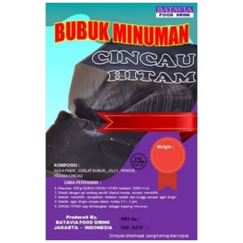 

BUBUK CINCAU 250GRAM /CINCAU HITAM/BUBUK CINCAU HITAM
