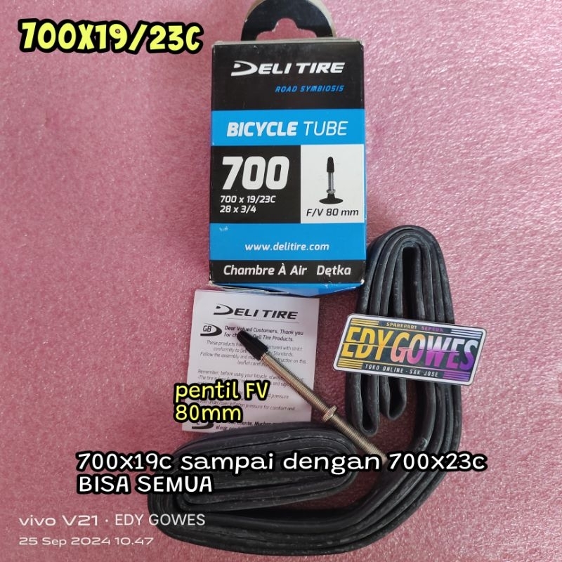 ban dalam  Deli tire 700x19/23c ban dalam 700 x 19/23c ban 700x19c sampai dengan 700x23c ban dalam s