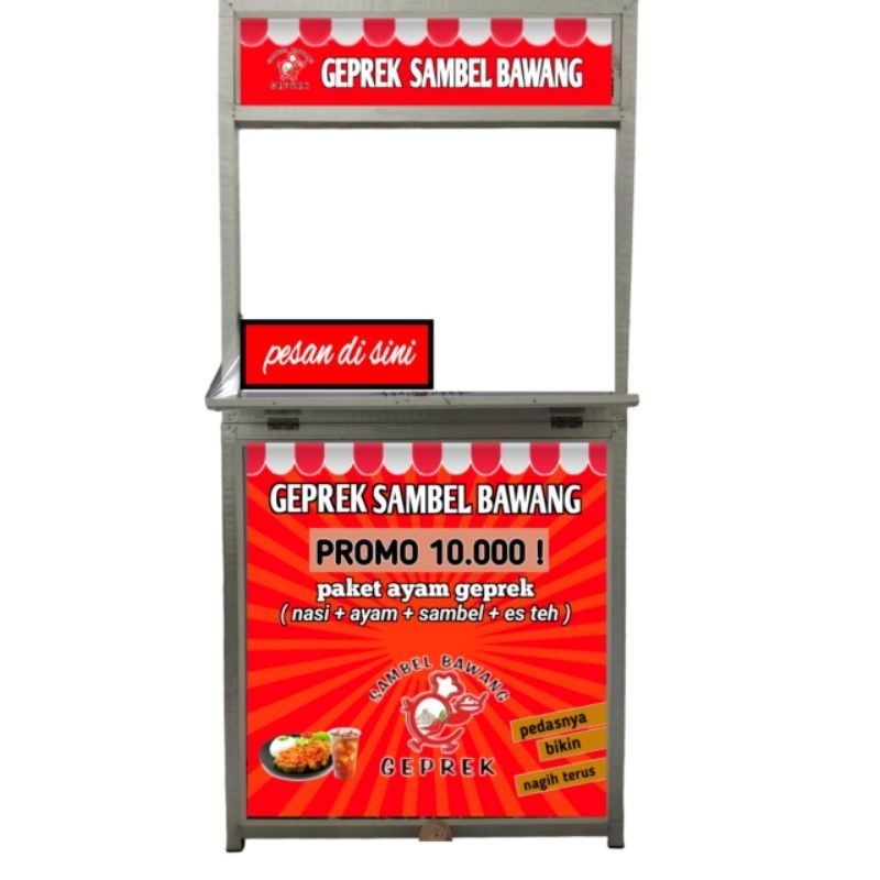 booth portable/rombong lipat jualan