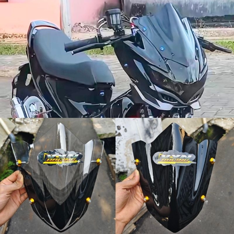 VISOR SATRIA FU BARONG TAHUN 2010 -2013 MODEL TERBARU PLUS BAUT VARIASI