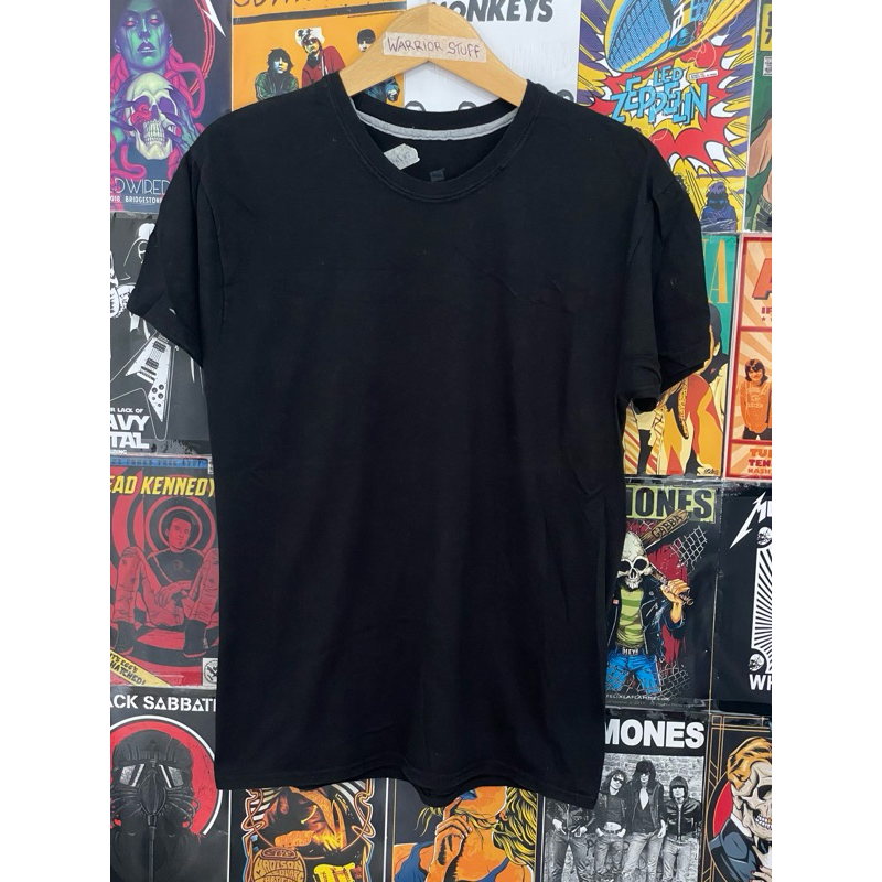 Kaos polos hitam hanes comport