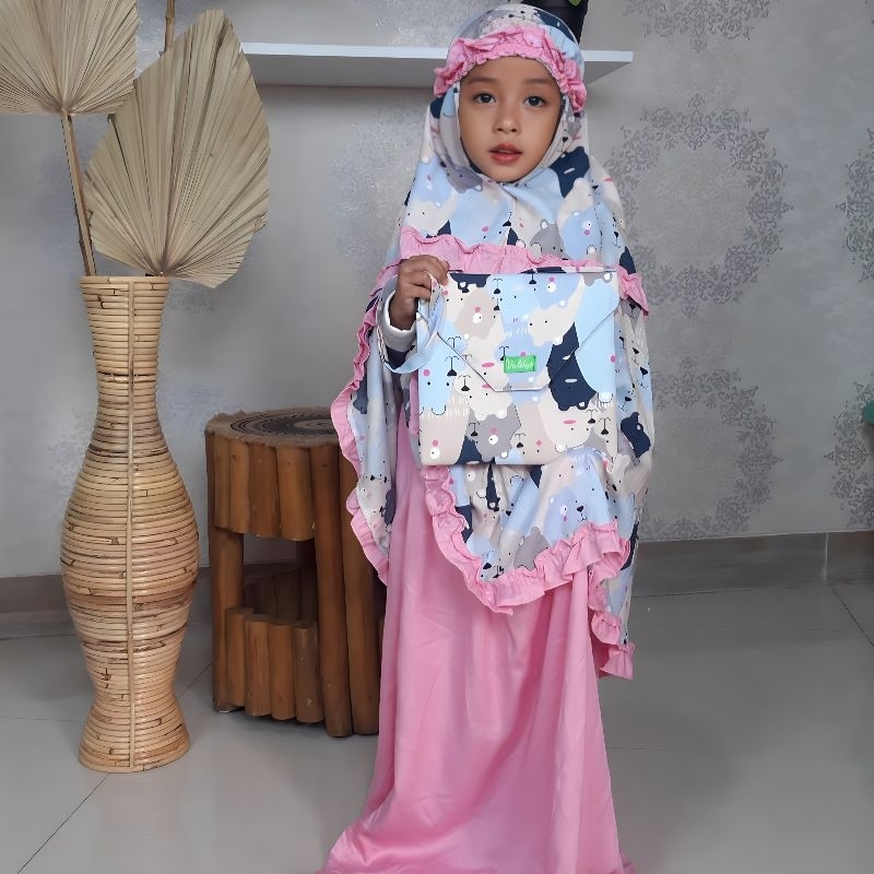 Valdys Hijab - Nina Prayer Set Kids (Mukena Anak Katun Rayon Premium)