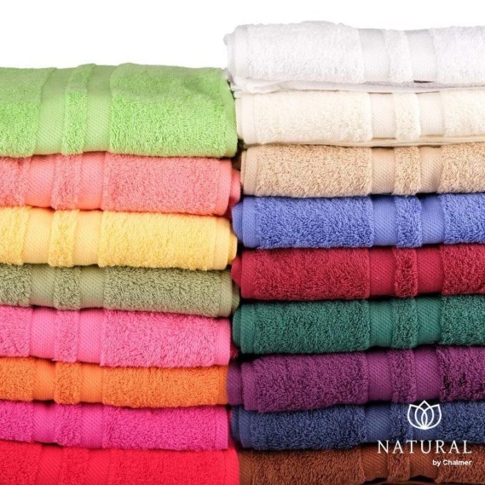 Handuk Natural By Chalmer 70x135 Handuk Tebal Premium