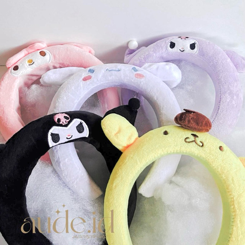 AUDE - Sanrio Donut Headband | Bando Bulu Karakter Sanrio | Bando Donat Sanrio | Bando Bulu | Bando 