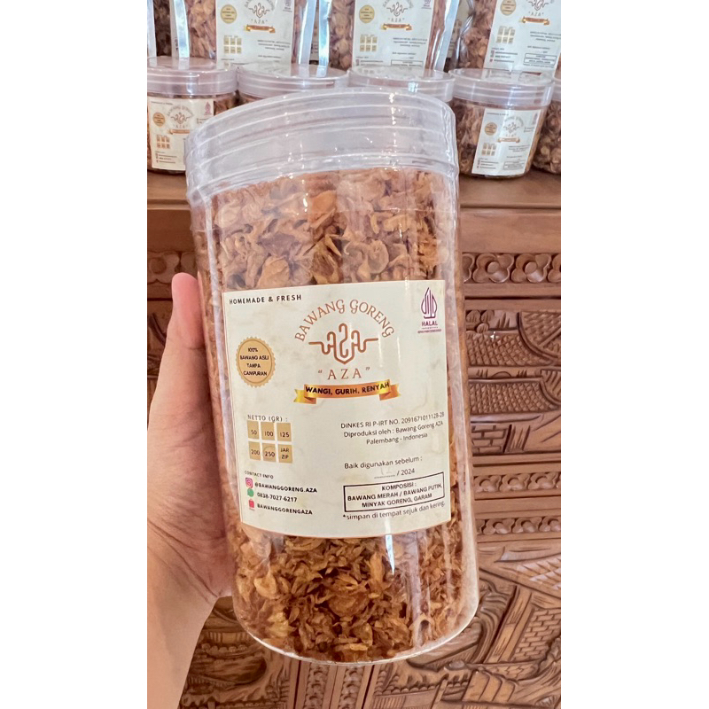 

BAWANG GORENG AZA ASLI toples 250gr