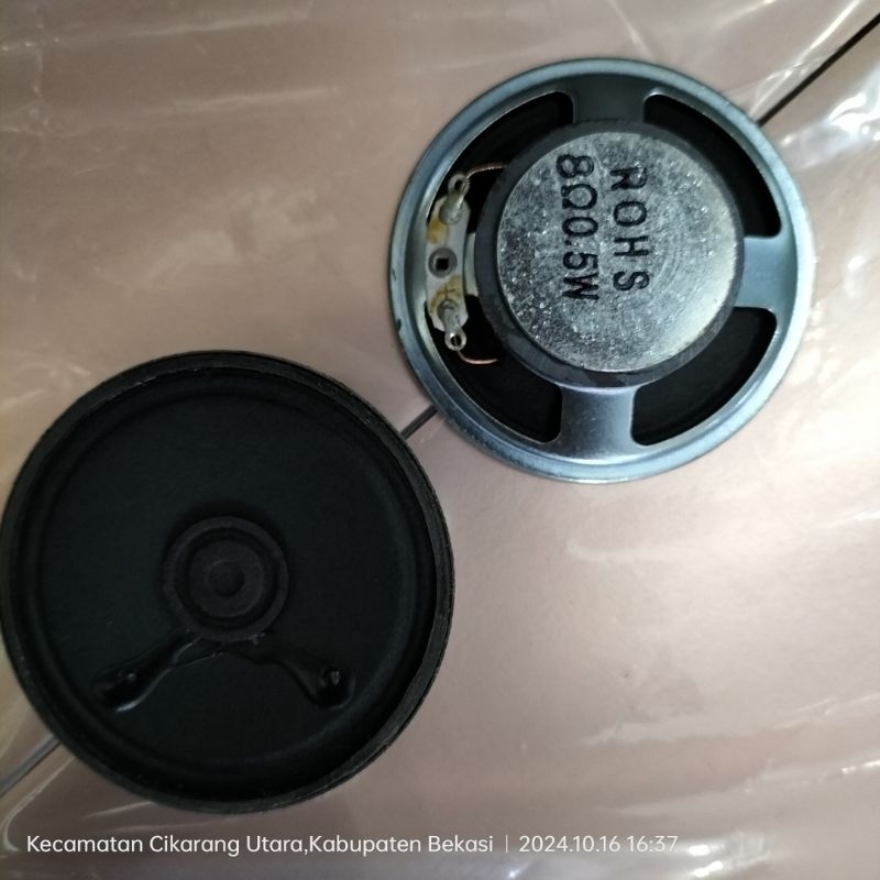 SPEAKER 2 INCH 8 OHM 0.5 WATT