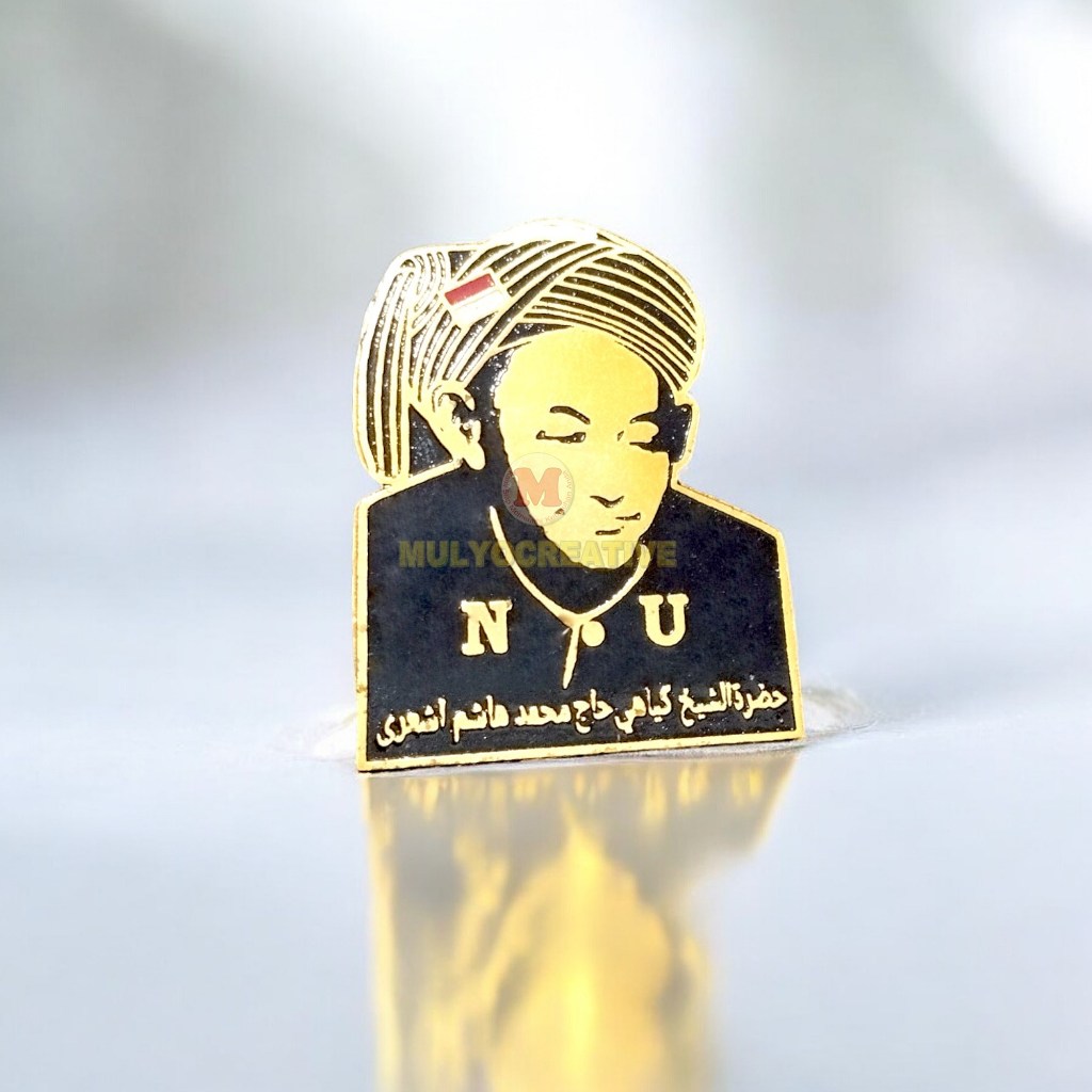 Pin Hasyim Ashari NU Bahan Logam Kuningan