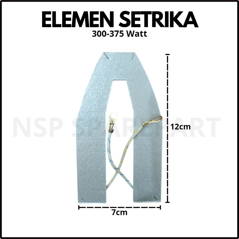 Elemen Pemanas Setrika Kertas Elemen Setrika 300 - 375 Watt Grosir