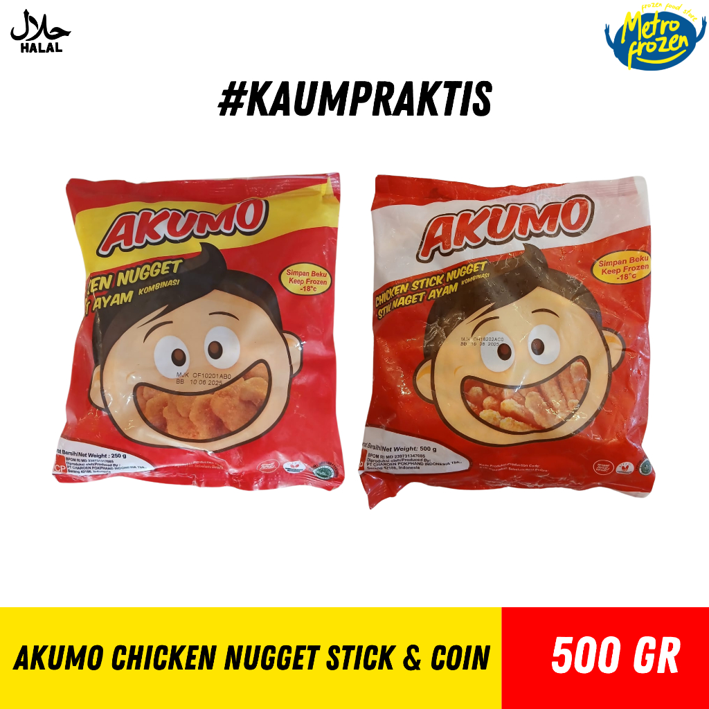 

Akumo Chicken Nugget Stick & Coin 500gr