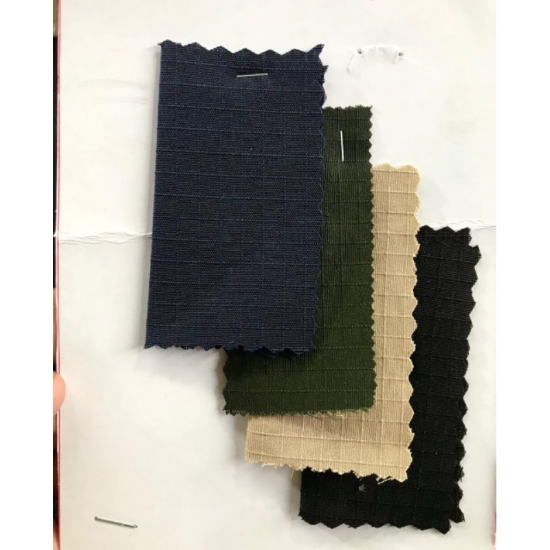 Kain Katun Ripstop Preium Seragam PDL Kemeja Lapangan Celana Cargo