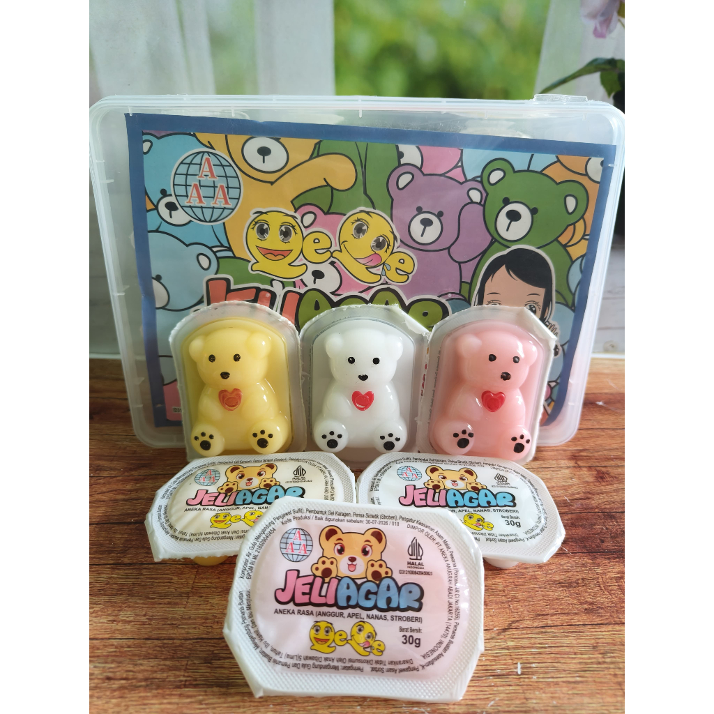 

(10 PCS) QEQE JELLY JELI AGAR BONEKA BERUANG