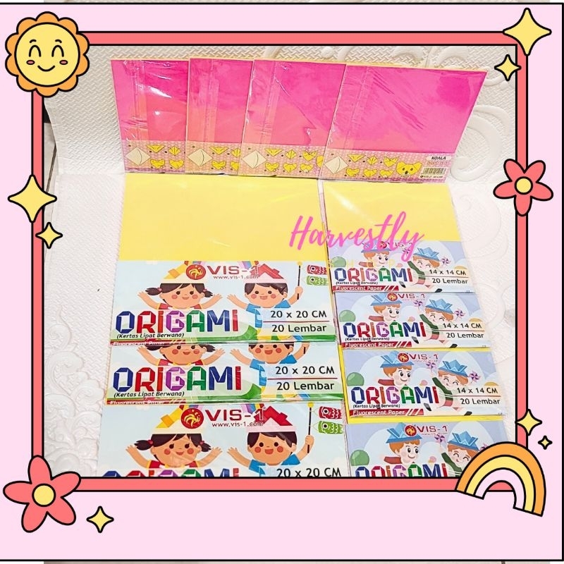 

KERTAS LIPAT 20X20 / KERTAS LIPAT 14X14 cm