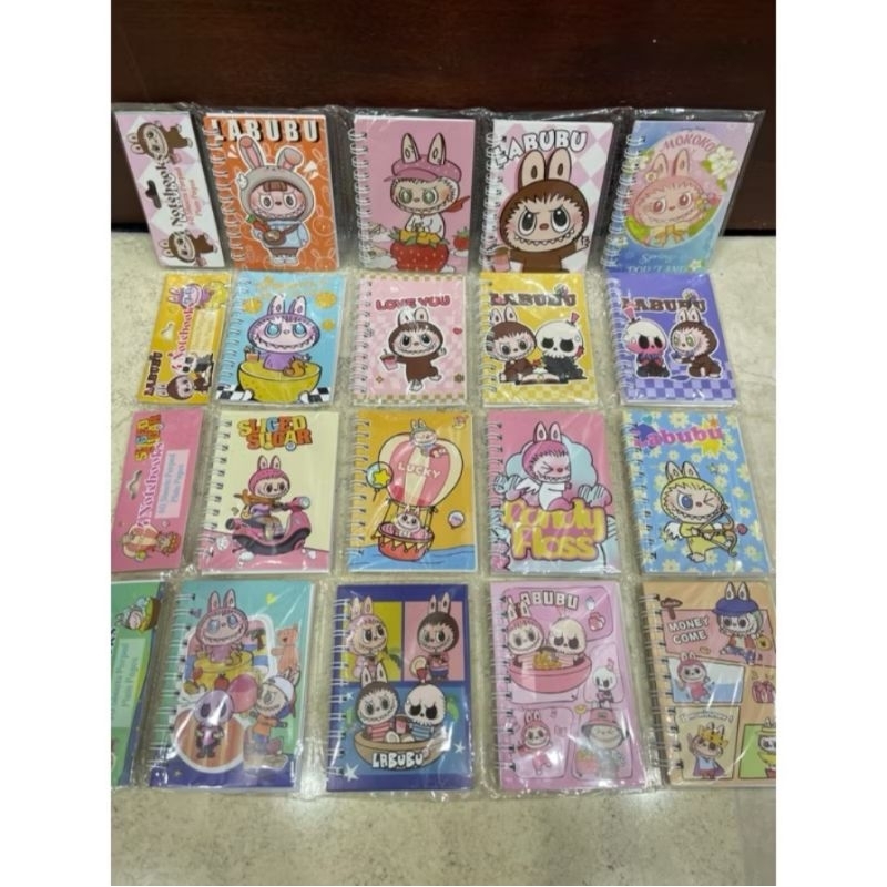 

milie store mini notebook sanrio/labubu 1 renceng (4 pcs)