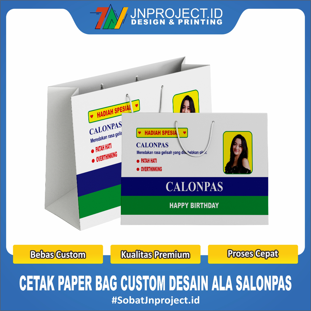 

Paper Bag Kado Custom Ala Salonpas Edition | TERMURAH
