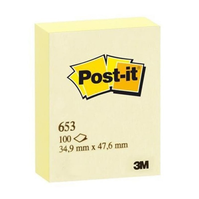 

Post it 3M 653 Sticky Notes Kuning (PCS)