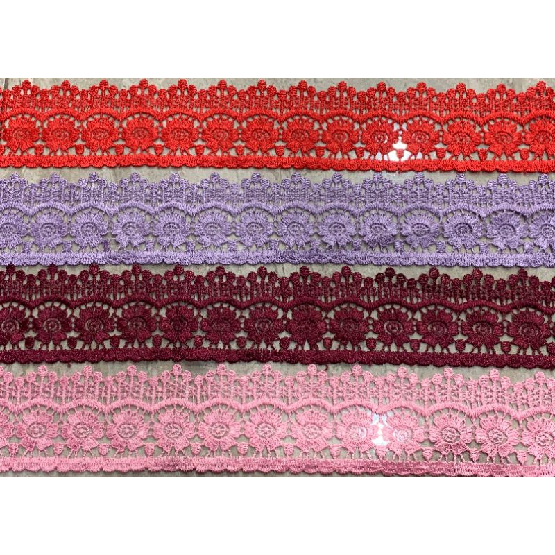 Renda Bordir Giper 6CM, jual per meter