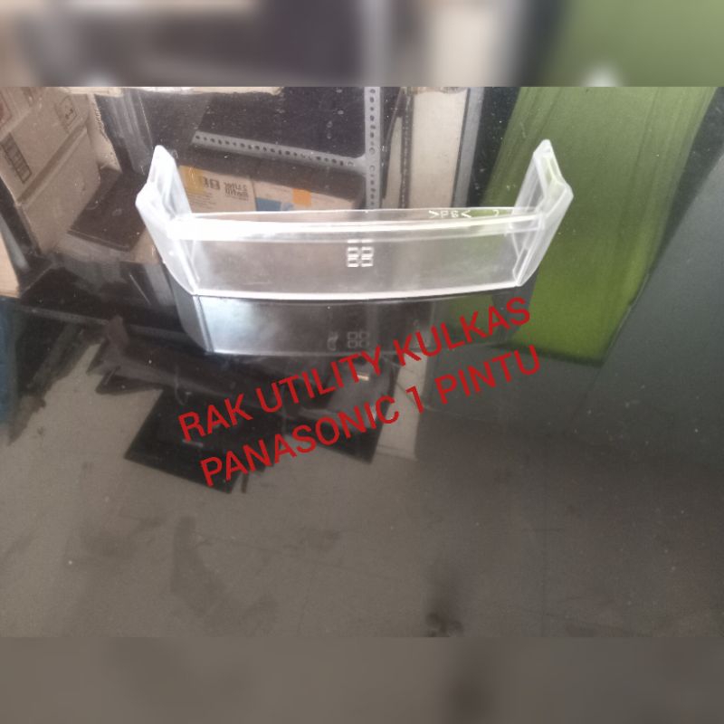 RAK PINTU UTILITY KULKAS PANASONIC 1 PINTU..SERI: NR.A172.SECOND ORI