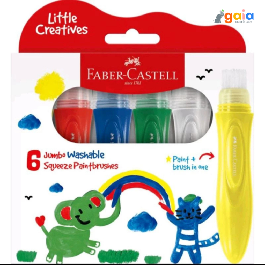 

Faber Castell Jumbo Washable Squeeze Paintbrushes