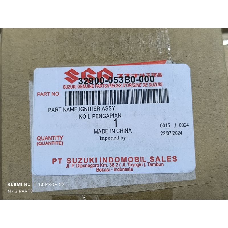 CDI Suzuki Thunder 125 Original SGP 32900-053B0-000