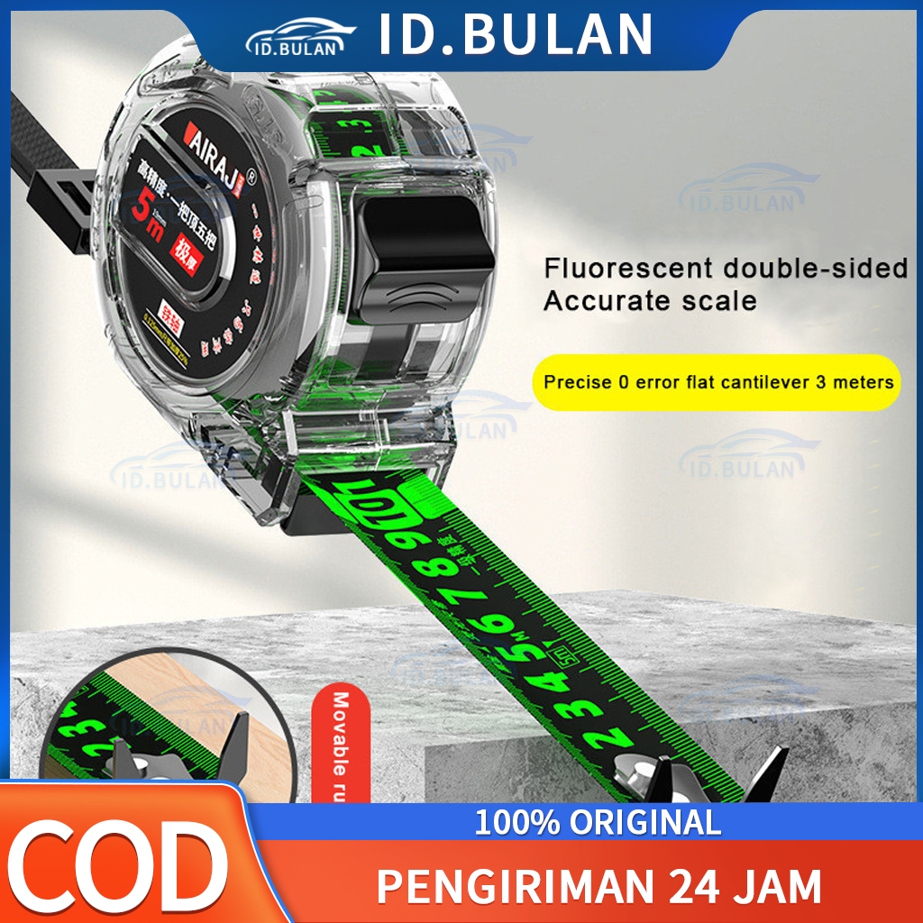 

Meteran Pengukur Anti Karat 10/7.5/5 Meter Tahan Banting Bahan Stainless Steel Tembus Pandang Rol Pengukur Murah/Meteran Baja Anti Karat Meteran Tukang Bangunan