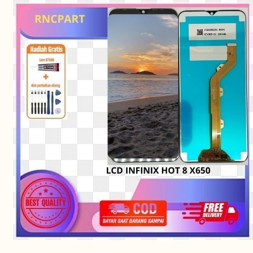 LCD TOUCHSCREEN INFINIX HOT 8 ,X650 ,X650 C