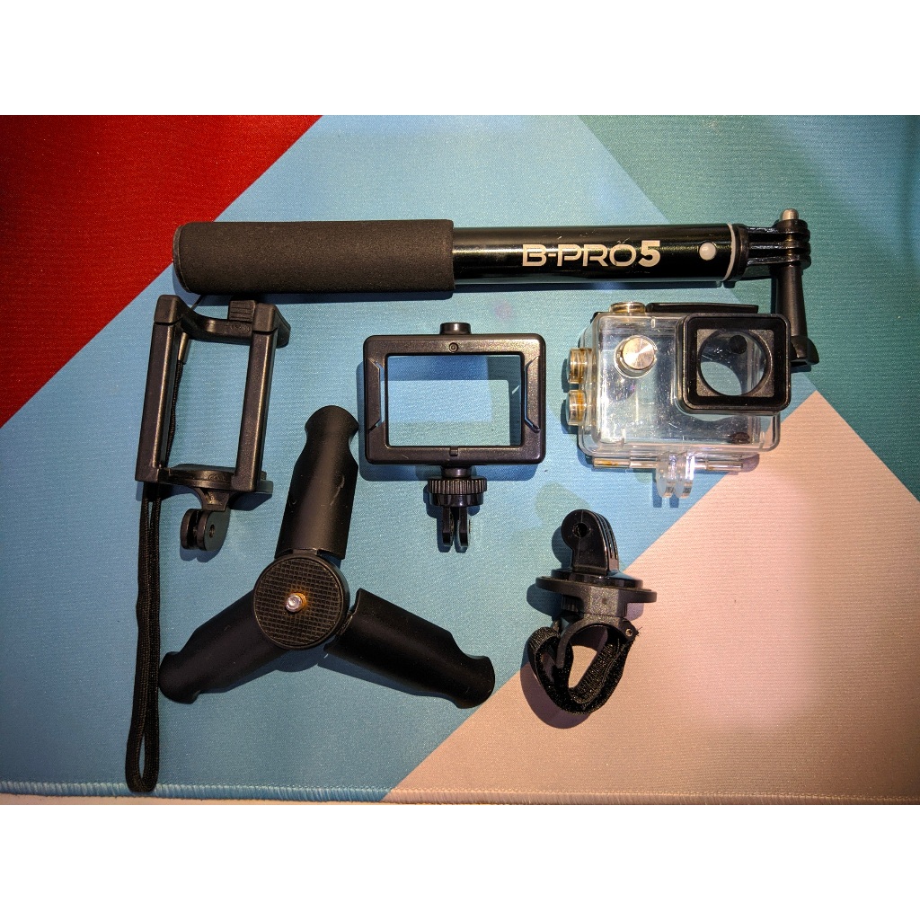 Aksesoris Perlengkapan Action Camera Merk B-Pro (Second)
