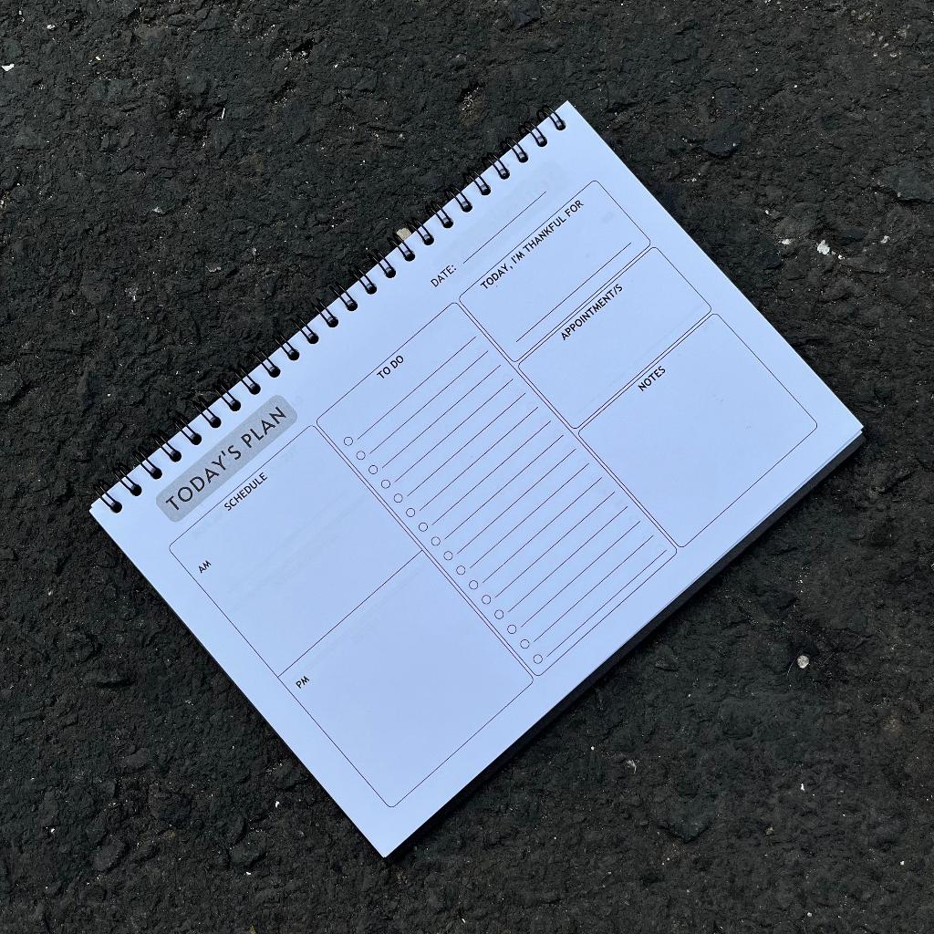 

[ TOOKE ] Planner Harian / Agenda / Notebook / Journal / Weekly / Daily / table to-do-list Kraft Cover Spiral