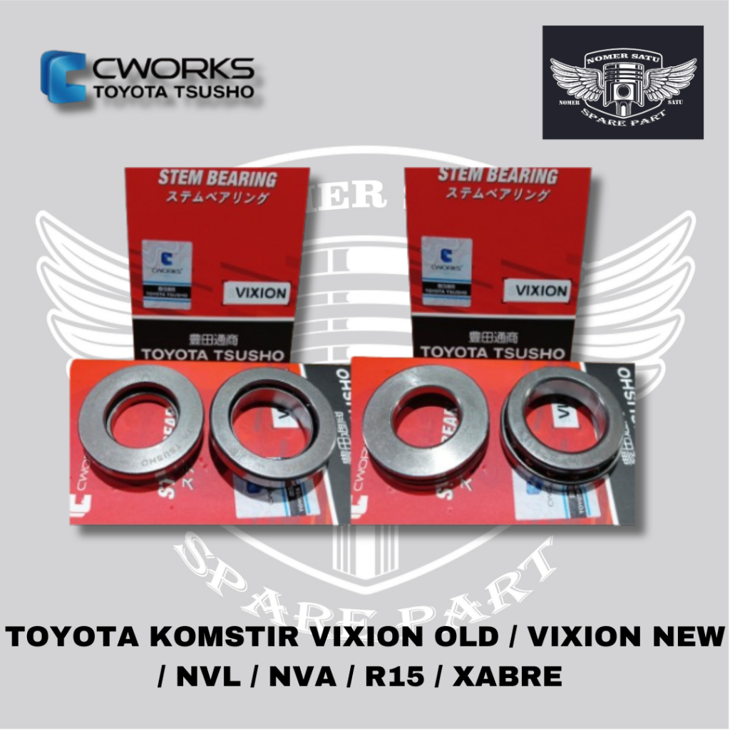 CWORKS TOYOTA TSUSHO KOMSTIR MOTOR VIXION OLD / VIXION NEW / NVL / NVA / R15 / XABRE ORIGINAL 100%