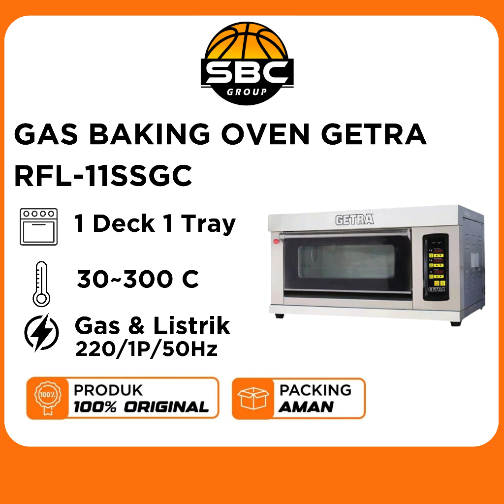 OVEN DECK GETRA RFL-11SSGC 1 DECK 1 TRAY