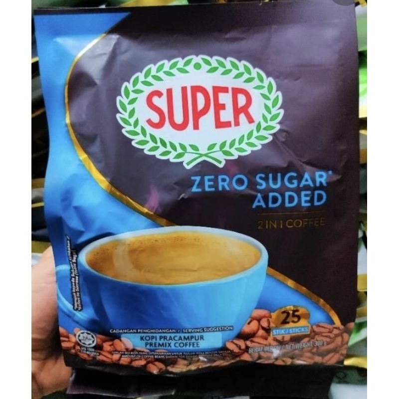 

SUPER Coffee 2in1 Zero Sugar Added - Jual ecer 5 sachet