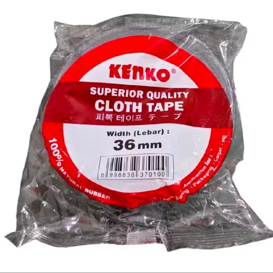 

KENKO CLOTH TAPE 24mm / 36mm RED CORE SQ - Black