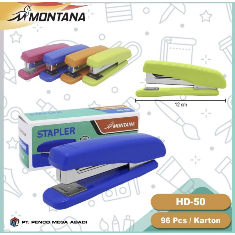 

Necis Kertas | Mesin Staples | Stapler Montana HD - 50