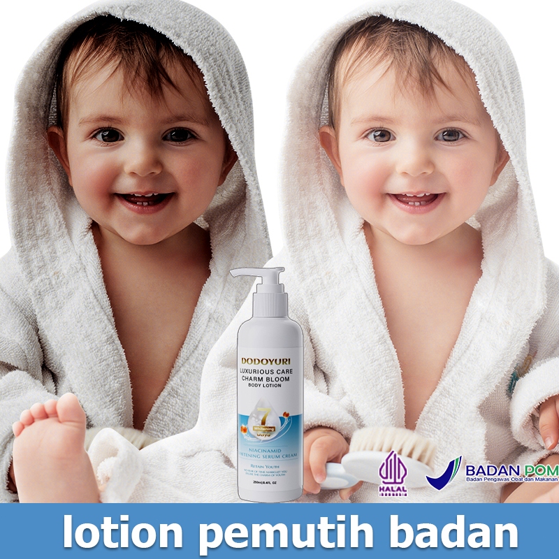 Lotion pemutih badan handbody pemutih badan hand body pemutih Pemutih badan permanen 250ml body loti