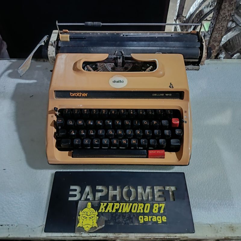Mesin Ketik Jadul Brother 1613 Bekas Original Jepang