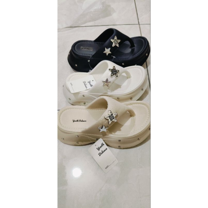 SANDAL JEPIT JELLY WEDGES YOUTH BALANCE