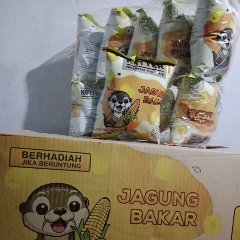 

KOTTER Snack Viral Ciki Berhadiah 1 Pak Isi 10 Pcs Chiki Ciki Koter Corn Ball Your Break Time Jajanan Anak Hadiah Ulang Tahun Hujan Uang Besar