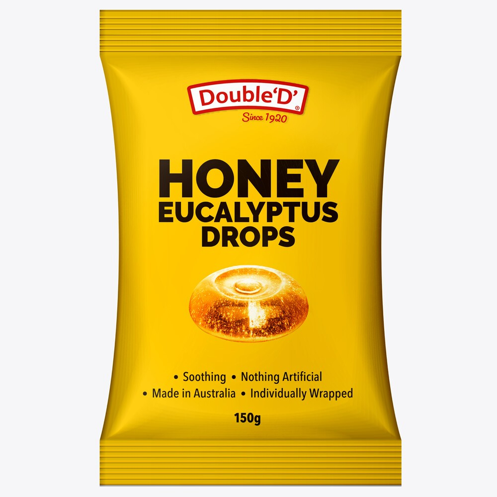 

Double D Eucalyptus & Honey Drops | 150g