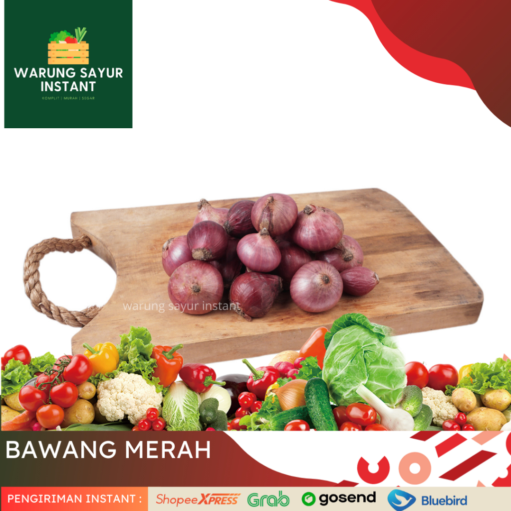 

Bawang 250g Merah Bandung | Warung sayur instant