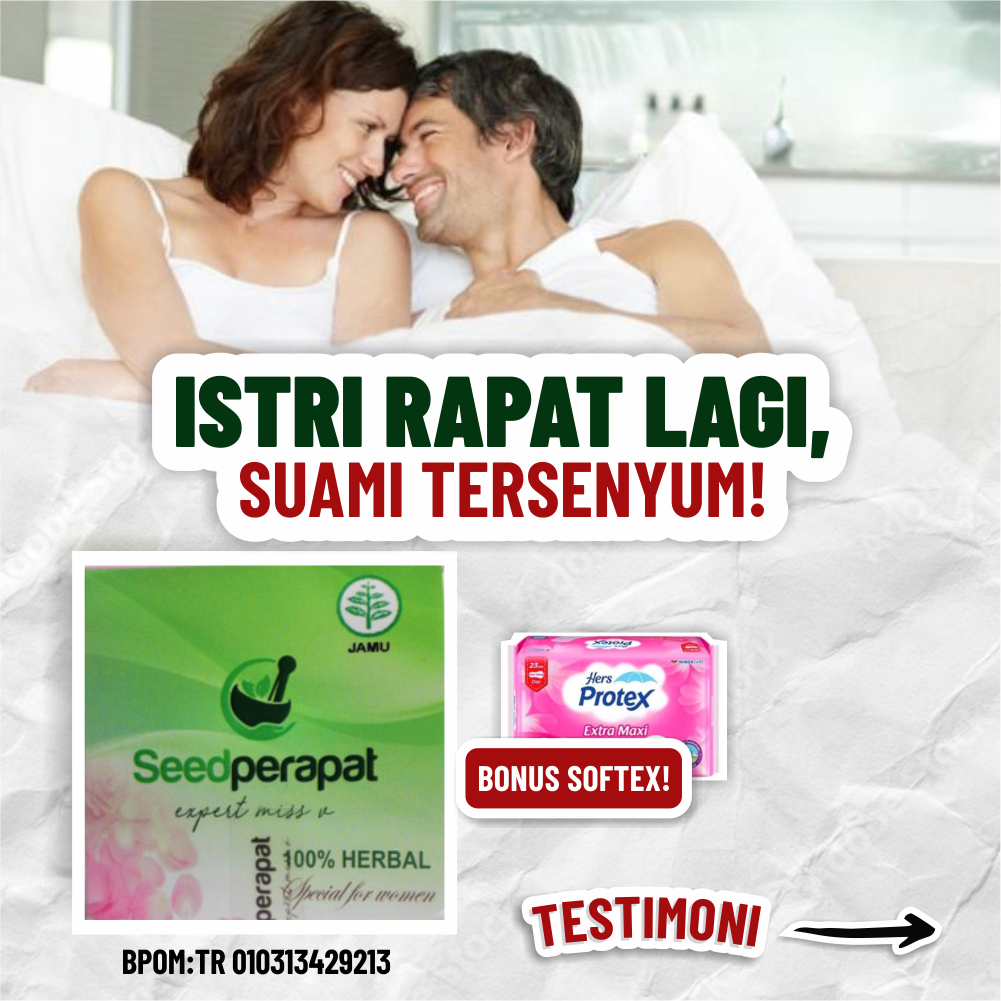 Seed Perapat Herbal Perapat Miss V Alami Obat Keputihan & Pelancar Haid Aman BPOM Original