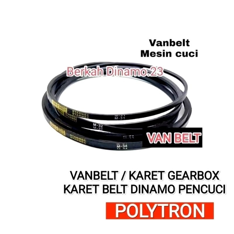 Vanbelt Mesin Cuci POLYTRON PWM 8556 Karet Fan Belt Polytron Pwm8556