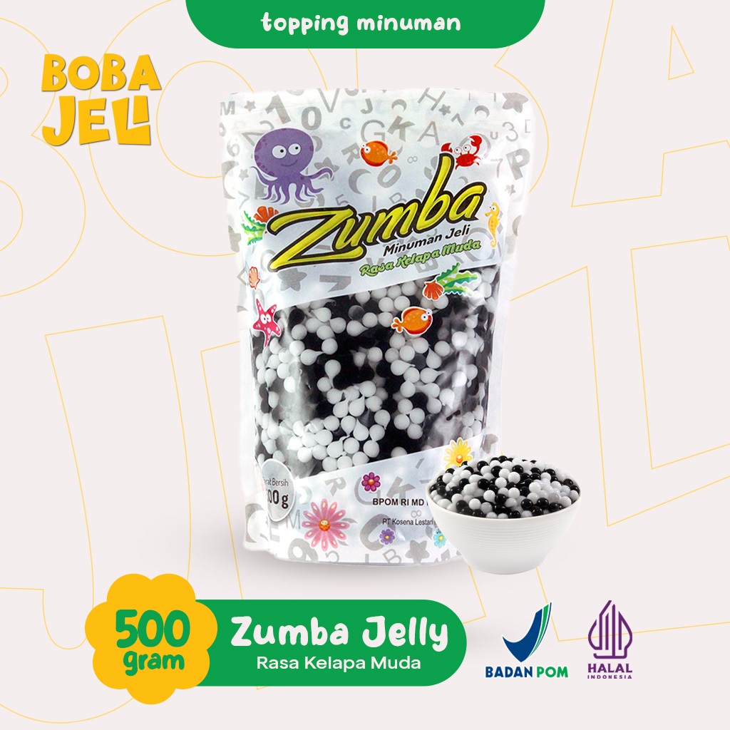 

Jelly Mutiara Kecebong Hitam Putih Zumba 500gr