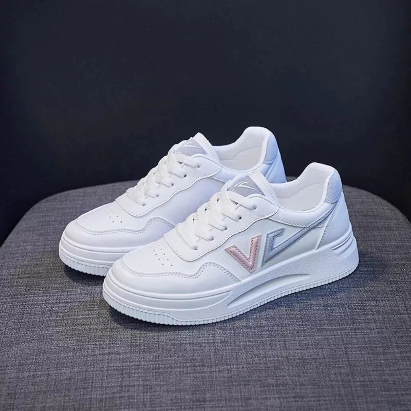 Sepatu Putih Wedges Tinggi Wanita Dewasa Terbaru