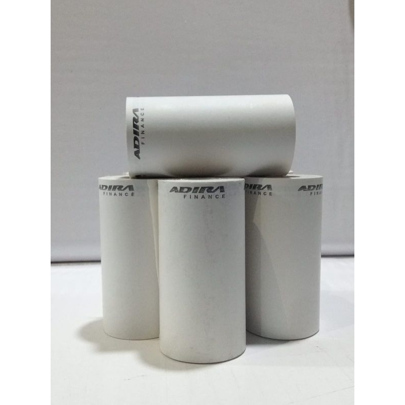 

kertas teemal logo ADIRA ukuran 57x30mm paket 100rol/kardus