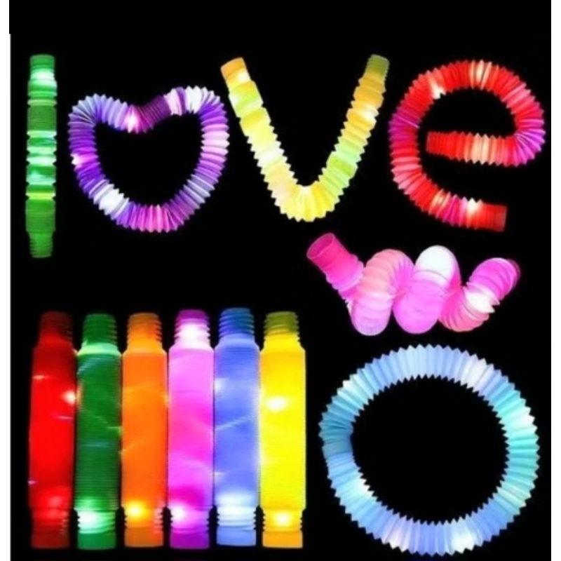 MAINAN POP LIGHT LED / Pop Pipes Tubes Pop Light