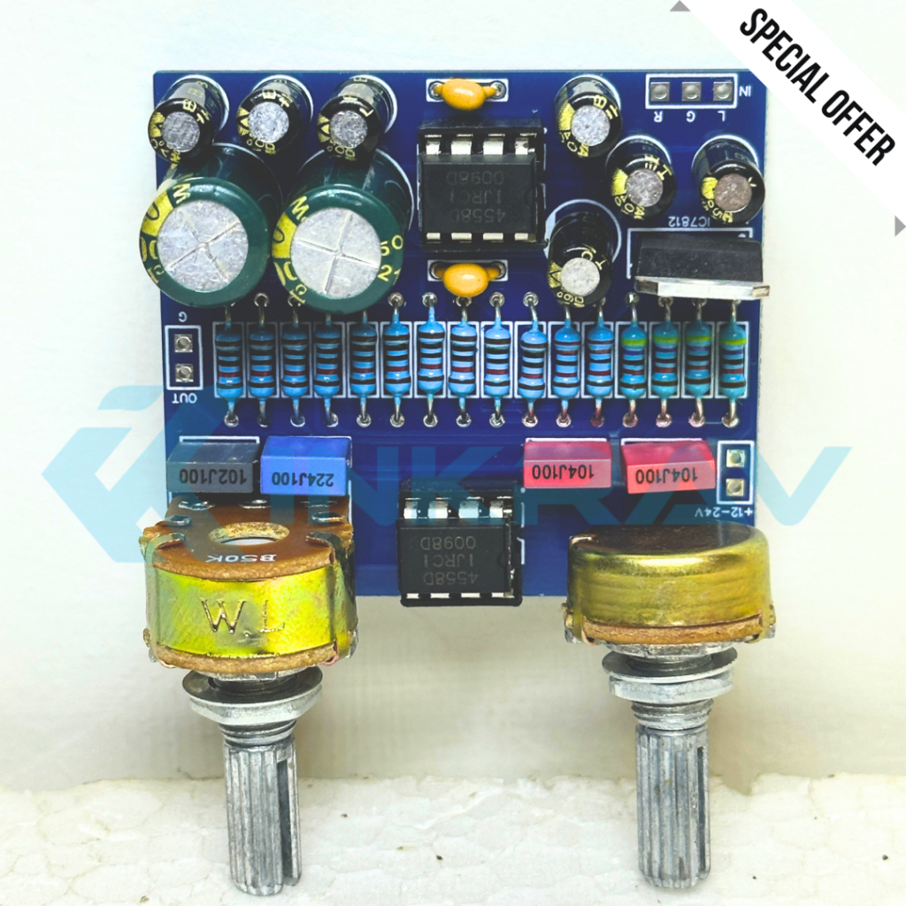 KIT Filter Subwoofer Double IC JRC4558 (LPF)